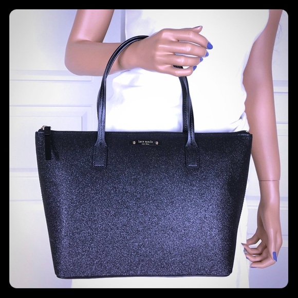 Kate Spade â ď¸ black shimmer sparkle purse